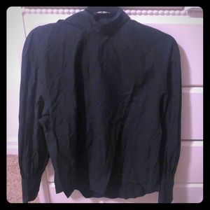 NWT Zara hunter green blouse